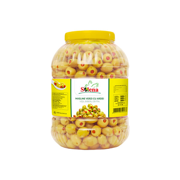 Masline Verzi Cu Ardei 3 KG